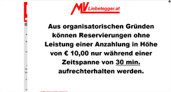Desktop Screenshot of liebetegger.at